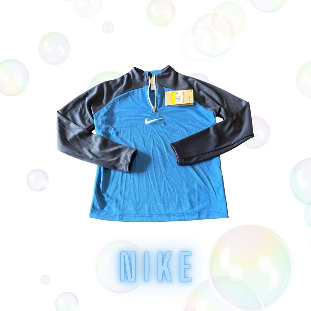 Nike Blue Long Sleeve dri fit pullover